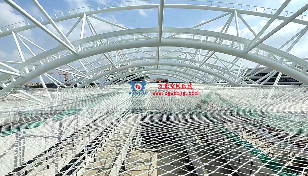 工程進度全速推進，PTFE膜材張拉在即！