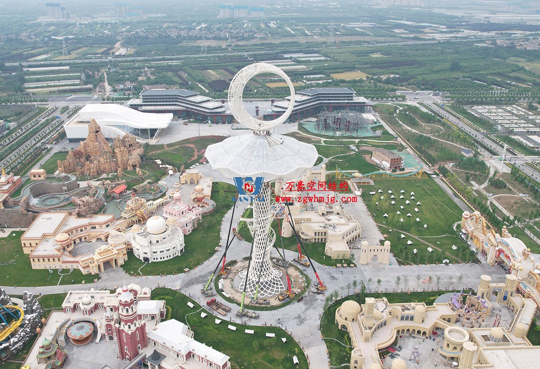 ETFE膜結(jié)構(gòu)地標(biāo)塔—以愛之名，點(diǎn)亮絲路歡樂世界