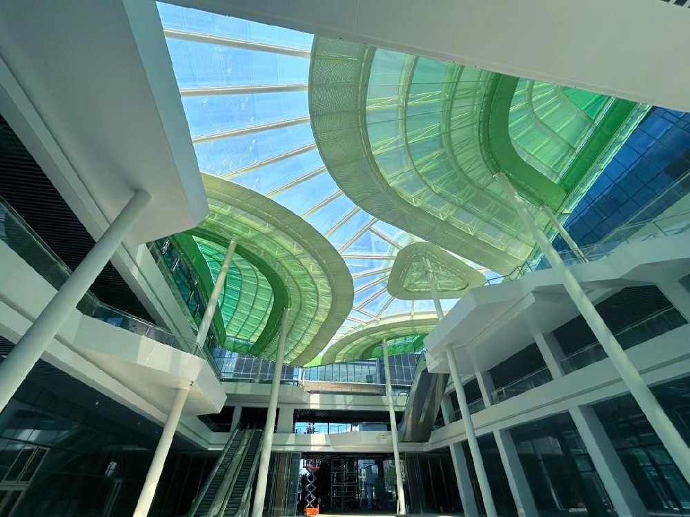 杭州爆紅新地標(biāo)！鋼膜結(jié)構(gòu)茶香穹頂！