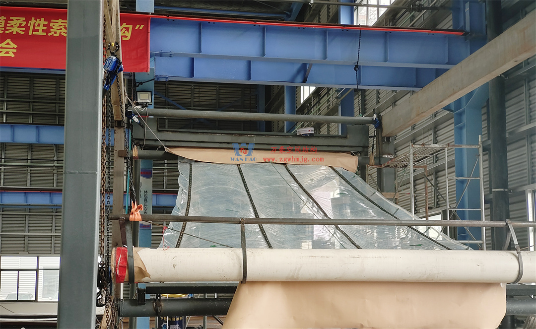 科技賦能品質(zhì)工程 | 萬(wàn)豪集團(tuán)攜手浙大團(tuán)隊(duì)圓滿完成無(wú)錫奧體中心膜結(jié)構(gòu)排水試驗(yàn)驗(yàn)收