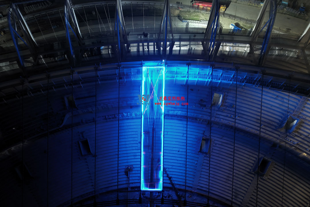 無錫奧體中心體育場ETFE膜首吊成功，太湖畔將閃耀“生態(tài)之光”