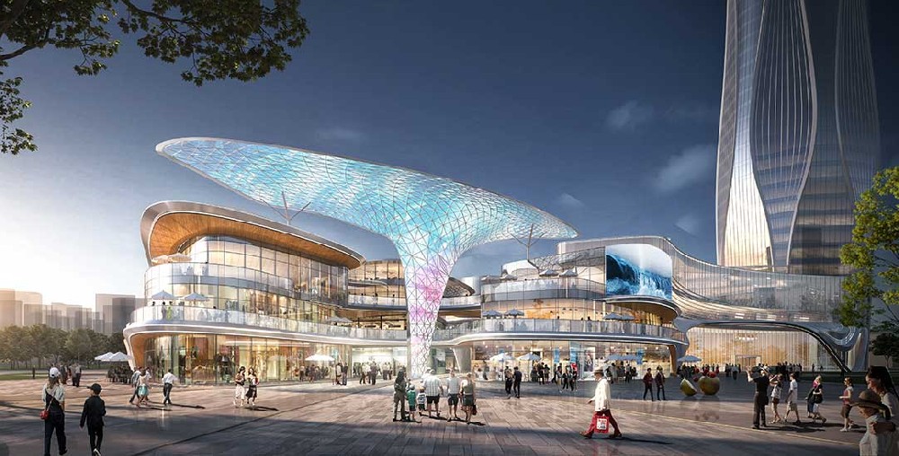 喜報！浙江萬豪集團成功中標桐鄉(xiāng)振石廣場商業(yè)天幕膜結(jié)構(gòu)項目